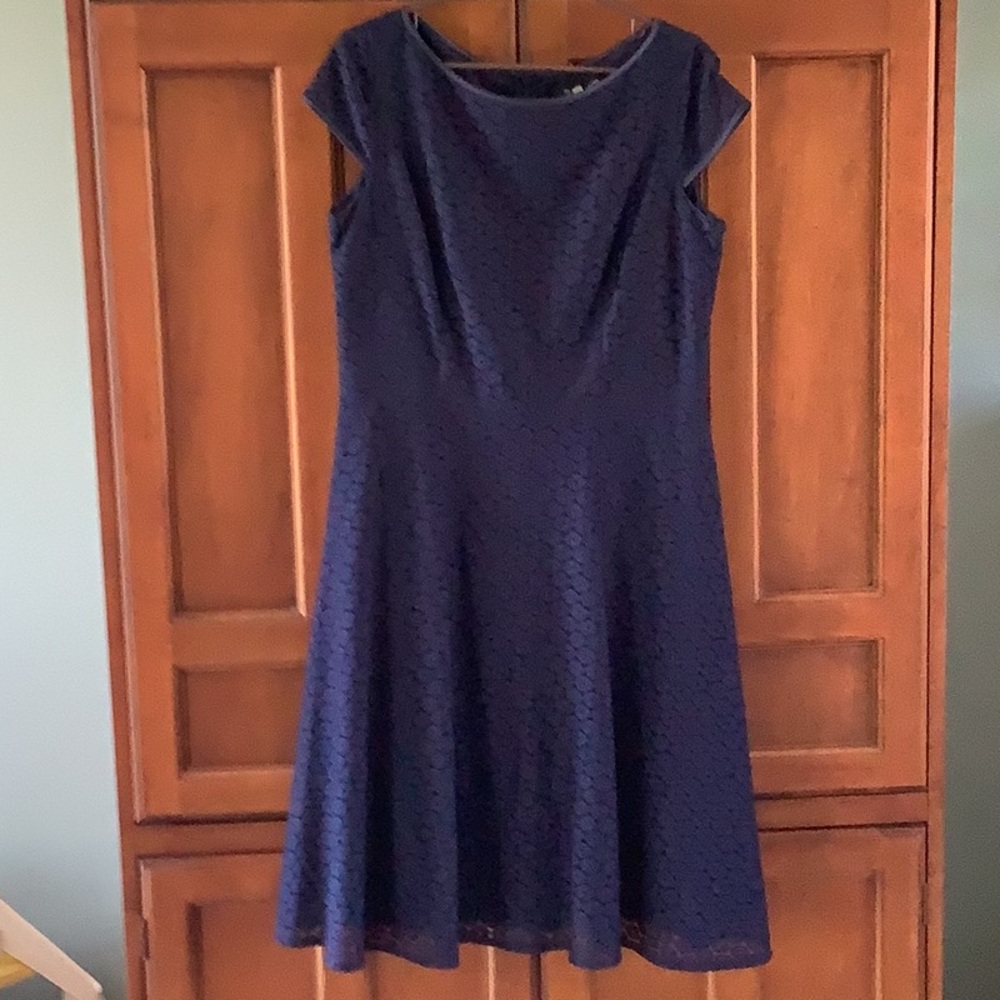 Elegant Navy Blue Dress